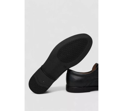 Туфлі чоловічі з перфорацією, колір темно-синій, 243RC1853