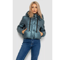 Куртка жіноча зимова, колір петроль, 244R2170