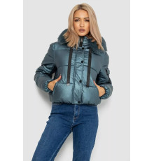 Куртка жіноча зимова, колір петроль, 244R2170