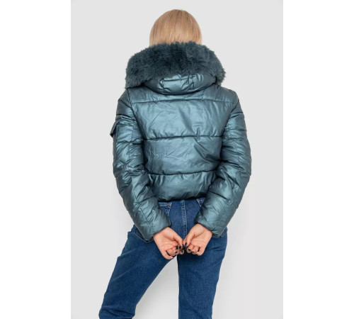 Куртка жіноча зимова, колір петроль, 244R2170