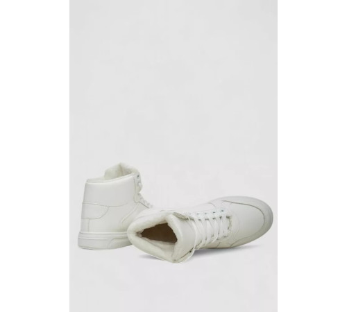 Кроссовки мужские зимние на меху, цвет белый, 248RAJ06