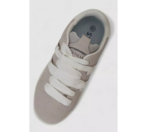 Кросівки жіночі замша, колір сіро-білий, 248RJH800-9