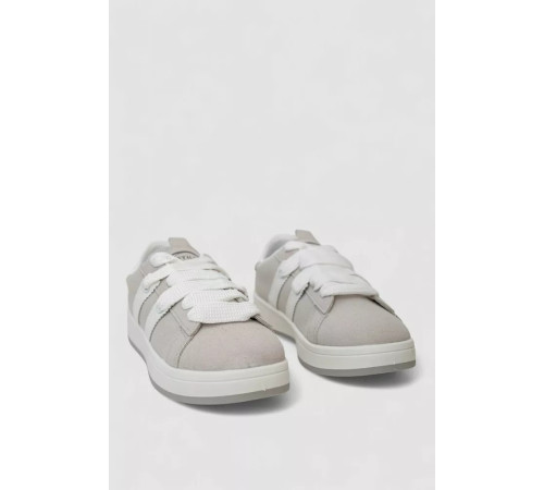 Кросівки жіночі замша, колір сіро-білий, 248RJH800-9