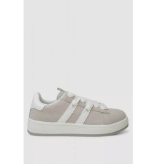 Кросівки жіночі замша, колір сіро-білий, 248RJH800-9