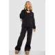 Спортивний костюм жіночий на флісі, колір чорний, 177R056