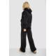 Спортивний костюм жіночий на флісі, колір чорний, 177R056