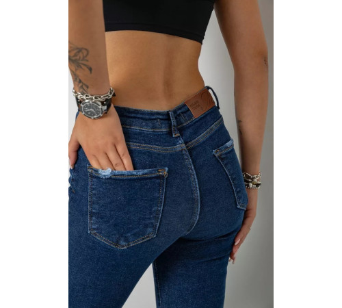 Джинсы женские, цвет синий, 244R2021