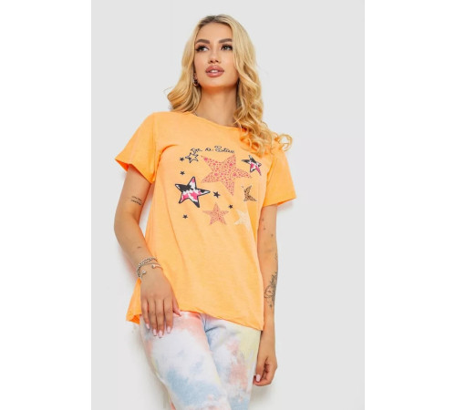 Піжама жіноча, колір помаранчевий, 243R50583