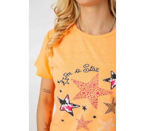 Піжама жіноча, колір помаранчевий, 243R50583