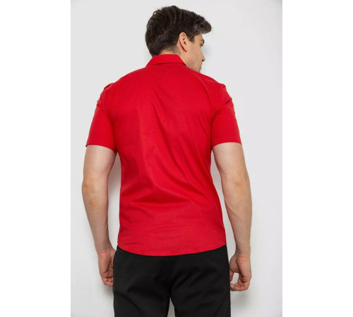 Рубашка мужская с принтом, цвет красный, 214R7140