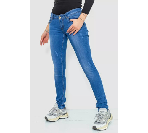 Джинсы женские, цвет синий, 244RKL3302