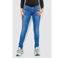 Джинсы женские, цвет синий, 244RKL3302