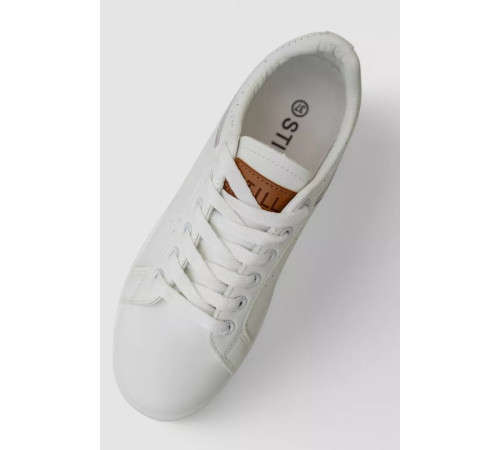 Кеды женские, цвет бело-фиолетовый, 248RR69