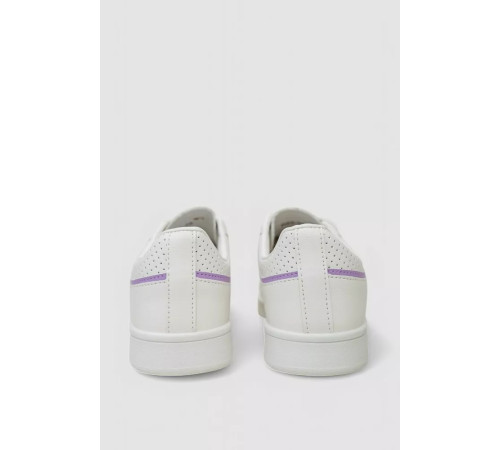 Кеды женские, цвет бело-фиолетовый, 248RR69