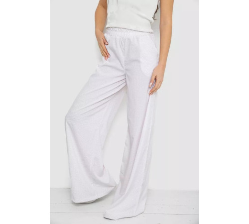 Брюки женские свободного кроя, цвет молочно-пудровый, 119R350-4.
