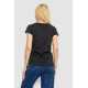 Женская футболка с принтом, цвет черный, 244R2217