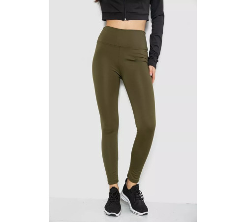 Лосини утеплені, колір хакі, 243R051-5