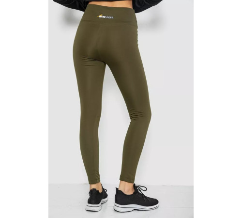 Лосини утеплені, колір хакі, 243R051-5