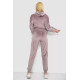 Спортивний костюм жіночий велюровий, колір мокко, 177R018