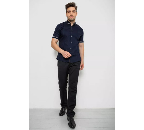 Рубашка мужская 214R7007, цвет Синий