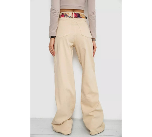 Джинси жіночі, колір світло-бежевий, 250R00162