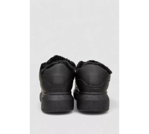 Кросівки жіночі зимові на хутрі, колір чорний, 248RA2256