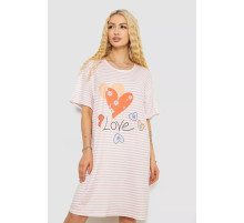 Ночная рубашка, цвет пудро-белый, 238R335-6