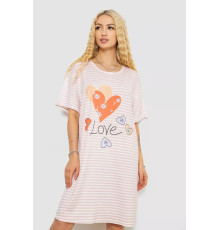 Ночная рубашка, цвет пудро-белый, 238R335-6