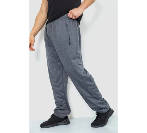 Спорт мужские брюки, цвет серый, 244R41392