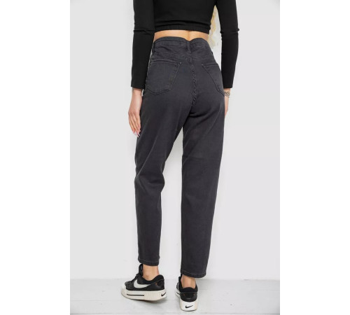 Джинси жіночі MOM, колір темно-сірий, 244R1222