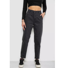 Джинсы женские MOM, цвет темно-серый, 244R1222