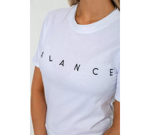Футболка жіноча з принтом, колір білий, 238R57400