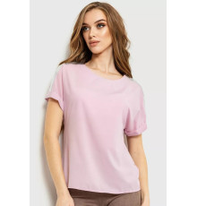 Блуза повсякденна, колір світло-бузковий, 230R101-2