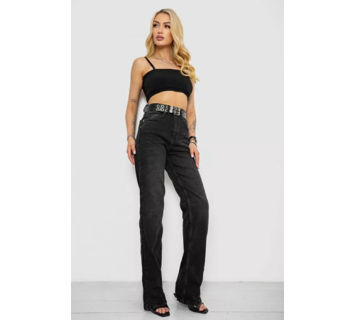 Джинси жіночі, колір чорний, 182R00645