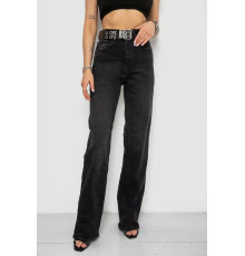Джинси жіночі, колір чорний, 182R00645