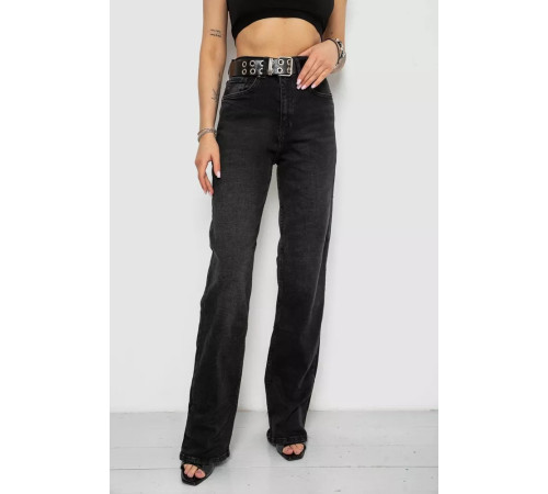 Джинси жіночі, колір чорний, 182R00645