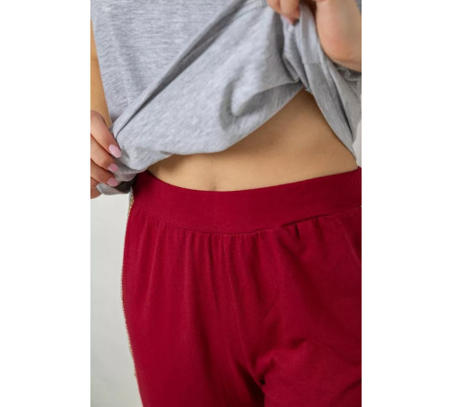 Піжама жіноча, колір сірий, 243R1488-013