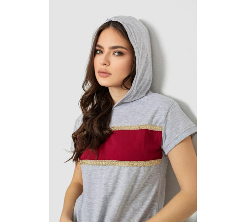 Піжама жіноча, колір сірий, 243R1488-013