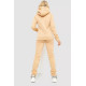 Спорт костюм женский на флисе, цвет светло-бежевый, 102R016-1.