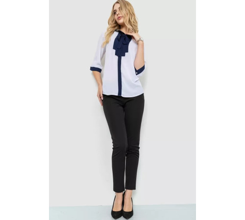 Блуза женская, цвет бело-синий, 172R11-2.