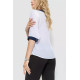 Блуза женская, цвет бело-синий, 172R11-2.