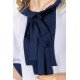 Блуза женская, цвет бело-синий, 172R11-2.