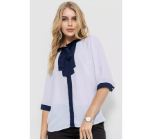 Блуза женская, цвет бело-синий, 172R11-2.