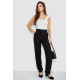 Штани жіночі класичні вільного крою, колір чорний, 167R2810