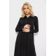 Сукня однотонна, колір чорний, 244R820-10