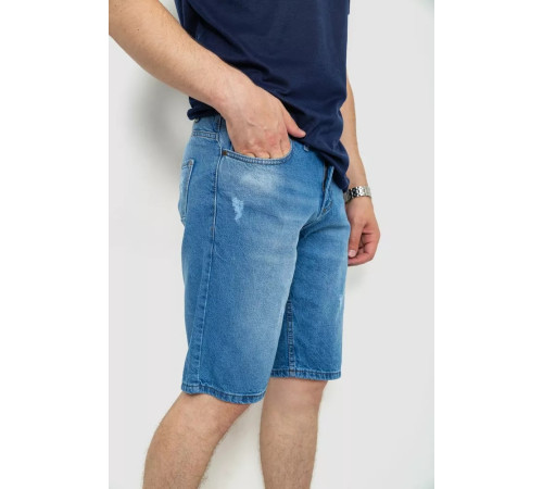 Шорти чоловічі джинсові, колір блакитний, 244RB001