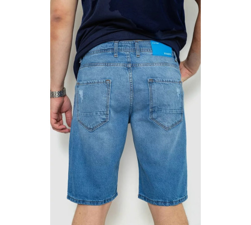 Шорти чоловічі джинсові, колір блакитний, 244RB001