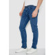 Джинси чоловічі однотонні, колір синій, 247R1085