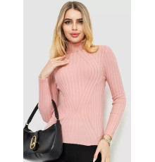 Гольф женский однотонный, цвет пудровый, 204R181.