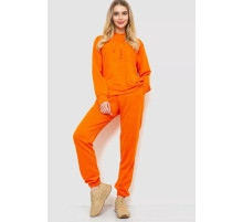 Спорт костюм жіночий двонитка, колір помаранчевий, 244R009